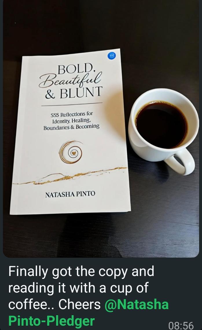 Reading BBB with a cup of coffee